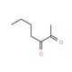 2,3-Heptanedione (CAS 96-04-8) - chemical structure image