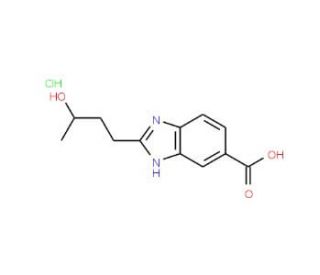 2-(3-Hydroxy-butyl)-1H-benzoimidazole-5-carboxylic acid hydrochloride - chemical structure image