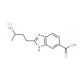 2-(3-Hydroxy-butyl)-1H-benzoimidazole-5-carboxylic acid hydrochloride - chemical structure image