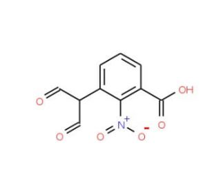 2-(3-Hydroxycarbonyl-2-nitrophenyl)-malondialdehyde (CAS 205680-83-7) - chemical structure image