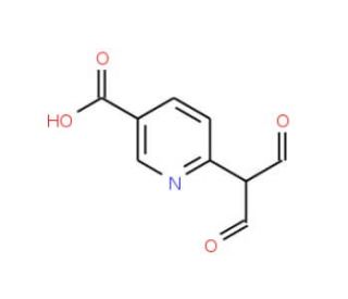 2-(3-Hydroxycarbonyl-6-pyridyl)malondialdehyde (CAS 212755-81-2) - chemical structure image