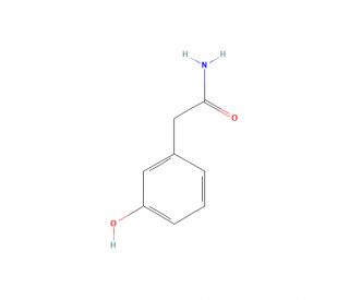 2-(3-Hydroxyphenyl)acetamide (CAS 22446-41-9) - chemical structure image