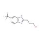 2-(3-Hydroxypropyl)-5-(trifluoromethyl)-1H-benzimidazole (CAS 175135-15-6) - chemical structure image