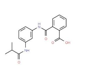 2-{[3-(Isobutyrylamino)anilino]-carbonyl}benzoic acid - chemical structure image