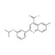 2-(3-isopropoxyphenyl)-6-methylquinoline-4-carbonyl chloride - chemical structure image