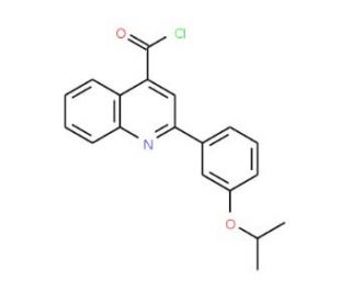 2-(3-isopropoxyphenyl)quinoline-4-carbonyl chloride - chemical structure image