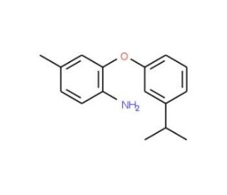 2-(3-Isopropylphenoxy)-4-methylaniline - chemical structure image