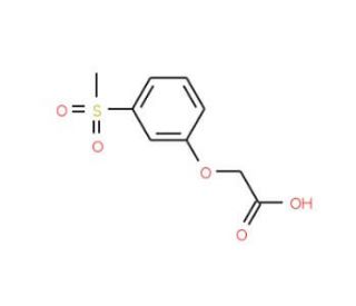 2-(3-methanesulfonylphenoxy)acetic acid - chemical structure image