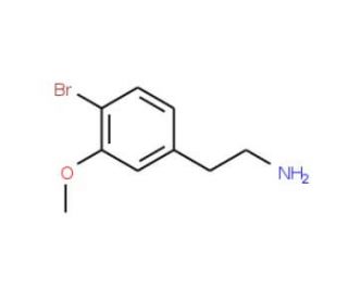 2-(3-Methoxy-4-bromophenyl)ethylamine (CAS 113081-51-9) - chemical structure image