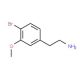 2-(3-Methoxy-4-bromophenyl)ethylamine (CAS 113081-51-9) - chemical structure image