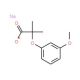 2-(3-Methoxy-phenoxy)-2-methyl-propionic acid sodium salt - chemical structure image