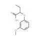 2-(3-Methoxy-phenoxy)-butyric acid - chemical structure image