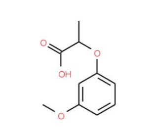 2-(3-Methoxy-phenoxy)-propionic acid (CAS 7309-52-6) - chemical structure image