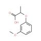 2-(3-Methoxy-phenoxy)-propionic acid (CAS 7309-52-6) - chemical structure image