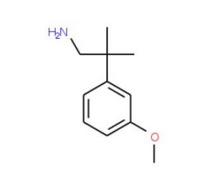 2-(3-Methoxy-phenyl)-2-methyl-propylamine (CAS 60812-46-6) - chemical structure image