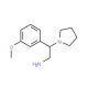 2-(3-Methoxy-phenyl)-2-pyrrolidin-1-yl-ethylamine - chemical structure image
