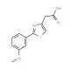 [2-(3-Methoxy-phenyl)-thiazol-4-yl]-acetic acid - chemical structure image