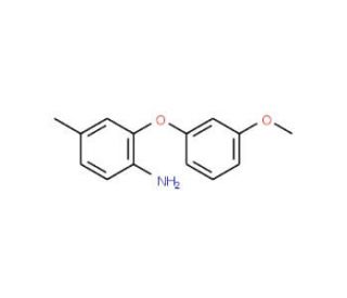 2-(3-Methoxyphenoxy)-4-methylaniline - chemical structure image