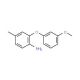 2-(3-Methoxyphenoxy)-4-methylaniline - chemical structure image