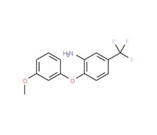 2-(3-Methoxyphenoxy)-5-(trifluoromethyl)aniline - chemical structure image