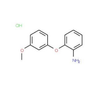2-(3-Methoxyphenoxy)aniline hydrochloride - chemical structure image
