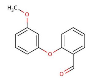 2-(3-Methoxyphenoxy)benzaldehyde (CAS 122283-23-2) - chemical structure image
