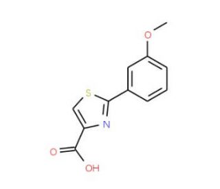 2-(3-Methoxyphenyl)-1,3-thiazole-4-carboxylic acid - chemical structure image