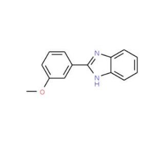 2-(3-methoxyphenyl)-1H-1,3-benzodiazole (CAS 36677-36-8) - chemical structure image