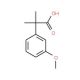 2-(3-Methoxyphenyl)-2-methylpropanoic acid (CAS 17653-94-0) - chemical structure image