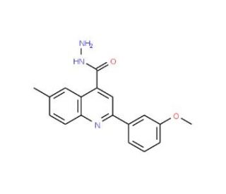 2-(3-Methoxyphenyl)-6-methylquinoline-4-carbohydrazide - chemical structure image