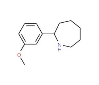 2-(3-Methoxyphenyl)azepane - chemical structure image