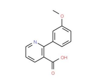 2-(3-Methoxyphenyl)nicotinic acid (CAS 912773-03-6) - chemical structure image