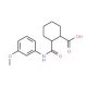 2-(3-Methoxyphenylcarbamoyl)-cyclohexanecarboxylic acid - chemical structure image
