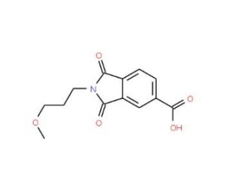 2-(3-methoxypropyl)-1,3-dioxoisoindoline-5-carboxylic acid - chemical structure image