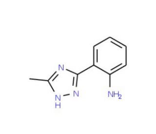 2-(3-methyl-1H-1,2,4-triazol-5-yl)aniline - chemical structure image