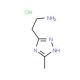 2-(3-Methyl-1H-1,2,4-triazol-5-yl)ethanamine hydrochloride - chemical structure image
