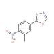 2-(3-methyl-4-nitrophenyl)-1,3,4-oxadiazole - chemical structure image