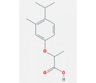 2-[3-methyl-4-(propan-2-yl)phenoxy]propanoic acid - chemical structure image