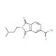 2-(3-Methyl-butyl)-1,3-dioxo-2,3-dihydro-1H-isoindole-5-carboxylic acid - chemical structure image