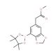 2,3-Methylenedioxo-5-(methoxycarbonyl)methylphenylboronic acid, pinacol ester 的分子结构, CAS编号: 1150271-68-3 2,3-Methylenedioxo-5-(methoxycarbonyl)methylphenylboronic acid, pinacol ester (CAS 1150271-68-3) - chemical structure image
