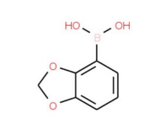 2,3-Methylenedioxyphenylboronic acid (CAS 361456-68-0) - chemical structure image