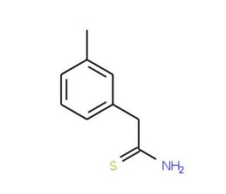 2-(3-methylphenyl)ethanethioamide (CAS 6487-91-8) - chemical structure image