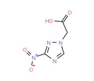 2-(3-nitro-1H-1,2,4-triazol-1-yl)acetic acid (CAS 116419-36-4) - chemical structure image