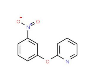 2-(3-Nitrophenoxy)pyridine (CAS 28355-48-8) - chemical structure image