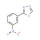 2-(3-nitrophenyl)-1,3,4-oxadiazole (CAS 5565-72-0) - chemical structure image