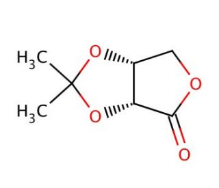 2,3-O-Isopropylidene-D-erythronolactone (CAS 25581-41-3) - chemical structure image