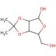 2,3-O-Isopropylidene-D-ribose (CAS 13199-25-2) - chemical structure image