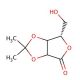 2,3-O-Isopropylidene-L-lyxono-1,4-lactone (CAS 152006-17-2) - chemical structure image