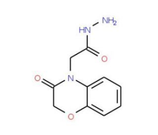 2-(3-oxo-2,3-dihydro-4H-1,4-benzoxazin-4-yl)acetohydrazide - chemical structure image