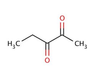 2,3-Pentanedione (CAS 600-14-6) - chemical structure image